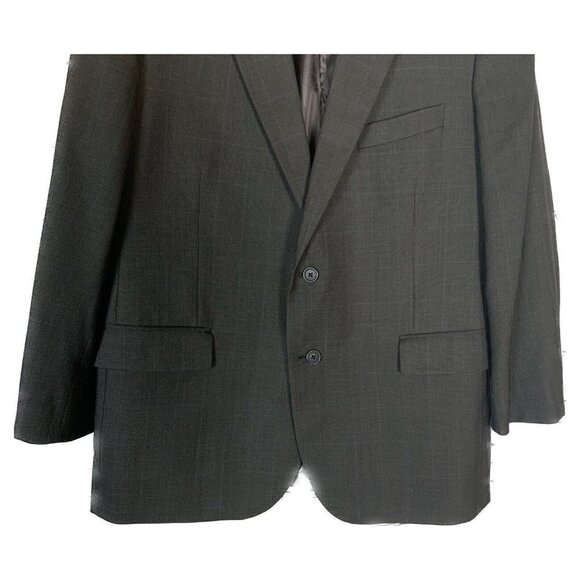 Brooks Brother 346 Madison Fit Two Button Gray 100% Wool Jacket/Coat/Blazer - Picture 5 of 13